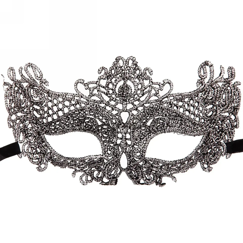 Маска кружево»Королева бала», микс цветов