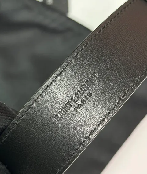 Ремень SAINT LAURENT с пряжкой CASSANDRE