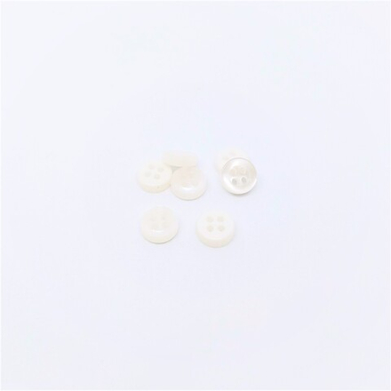 Пуговицы №556, 9мм, цв.белый (CX K-42)