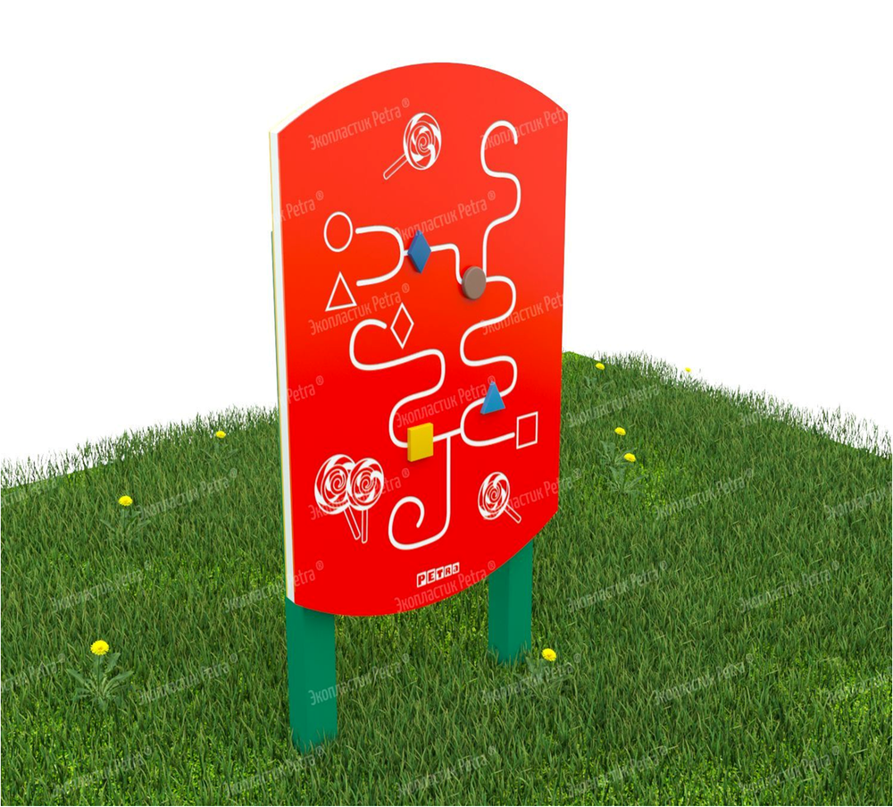 Уличный игровой развивающий модуль Что откуда?