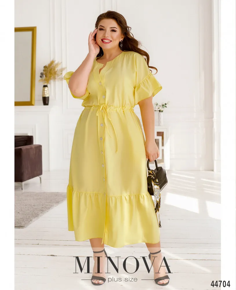 Платье 8-293-жёлтый Minova
