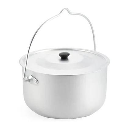 Котелок костровой цилиндрический 3 л, алюм. (Следопыт)