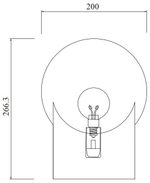 Настольная лампа декоративная Eurosvet Pax 01167/1 черный