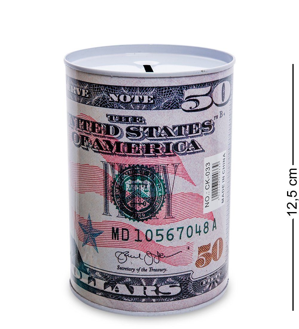 GAEM Art BX- 47/2 Металлическая копилка мал. «50 Долларов»