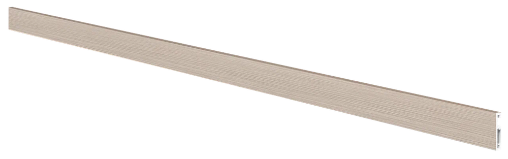 Напольный плинтус ПВХ Foresta Grace Дуб светлый рифленый FG 012 2000х70х13 мм