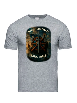 Футболка Nordic Diplomacy Basic Tools (Серый меланж)