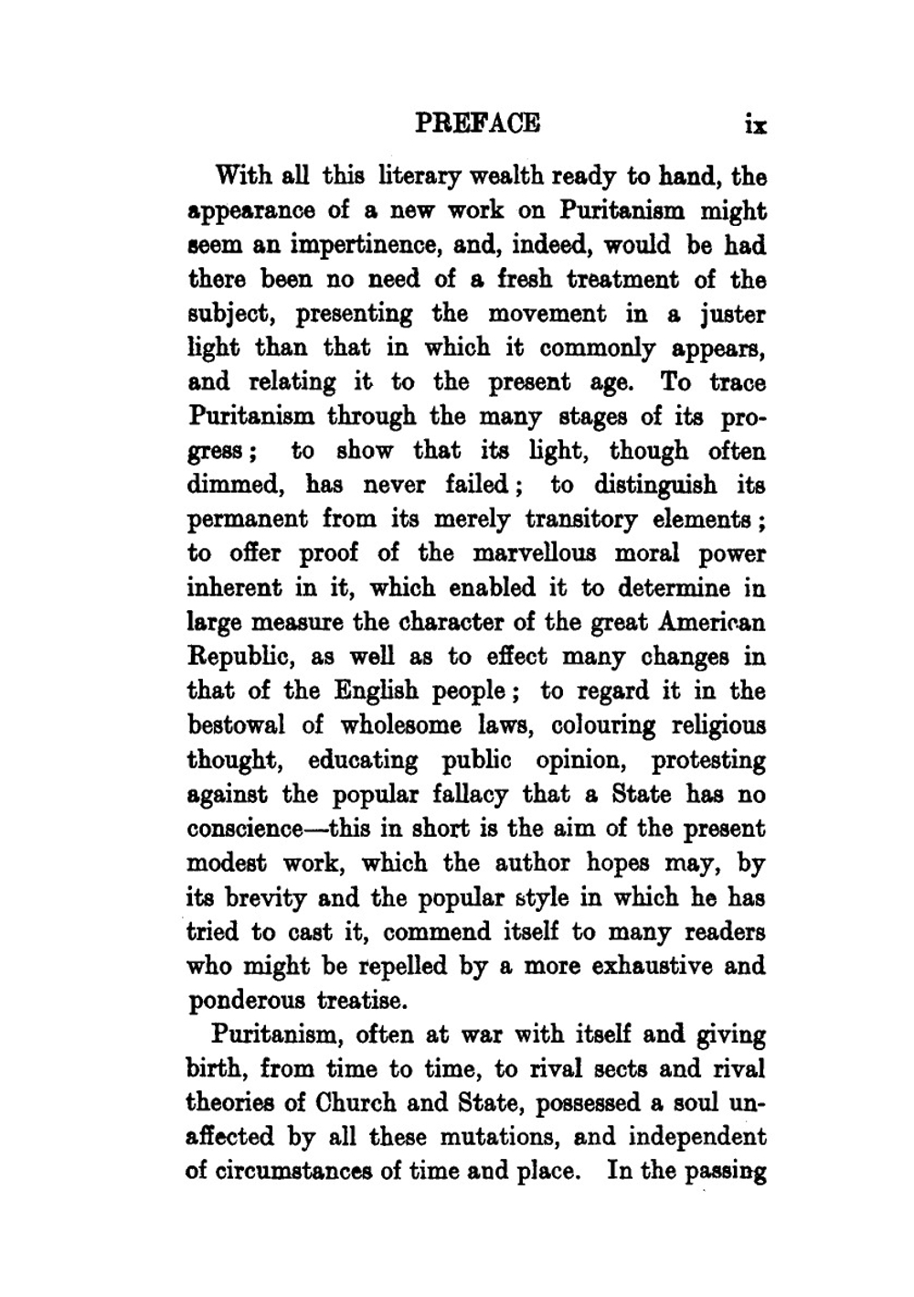 The influence of Puritanism on the political and religious thought of the English | John Stephen Flynn