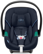 Коляска Cybex Balios S Lux BLK complete Aton S2 Ocean Blue 3 в 1 Moon Black с дождевиками