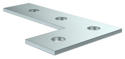 Пластина соединительная L-образная для STRUT-профиля EZ IEK