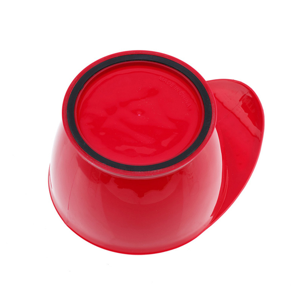Чаша для краски Dewal T-21 red с ручкой,600мл