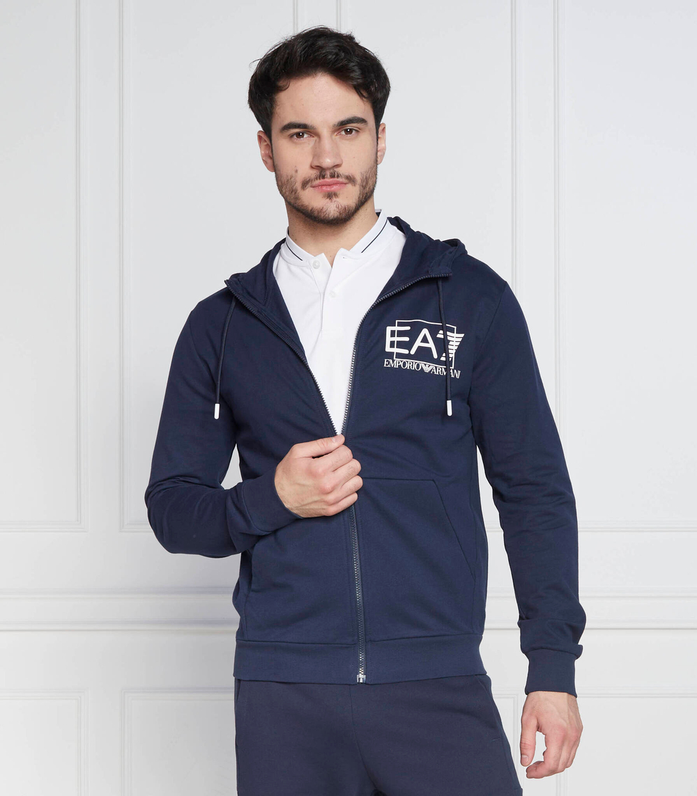 Худи EA7 - темно-синий(3RPM53 PJ05Z)