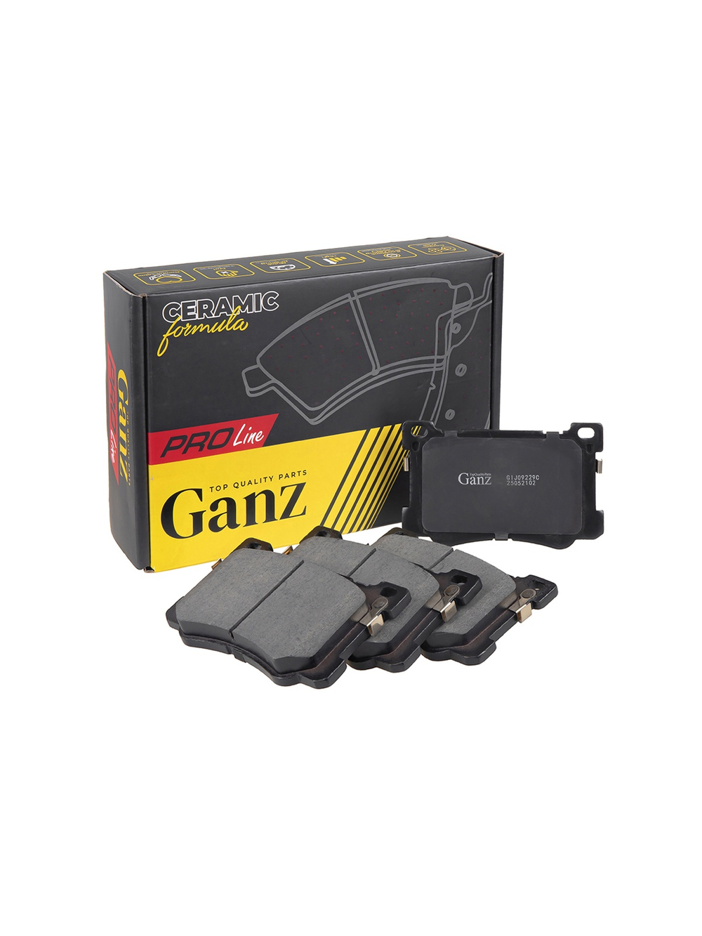 Колодки передние PRO-Line Ceramic HYUNDAI GENESIS (2014-2016) GANZ GIJ09229C