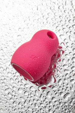 Вакуумный стимулятор клитора с вибрацией Satisfyer Pro To Go 1, красный, 9 см