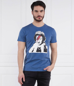 Футболка BANKSY QUEEN GUESS - голубой(M3RI1U KBDL0)