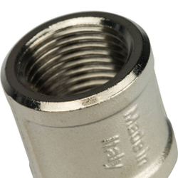 Муфта ВР никелированная    1/2"