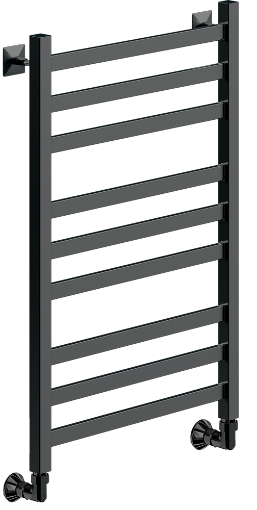 Полотенцесушитель Ника MODERN ЛМ-6 80/50 RAL9005 черный матовый(-)