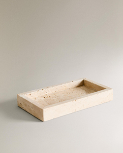 Zara Home мыльница, мрамор, бежевый · 3533/105