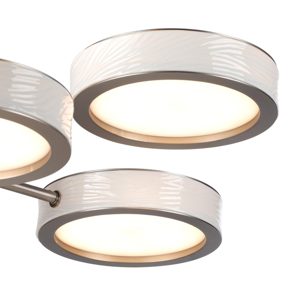 5451/99L L-VISION  ODL_EX26 белый/никель/металл/керамика/акрил Люстра LED 99W  2000К/3000K/4000K Rivera