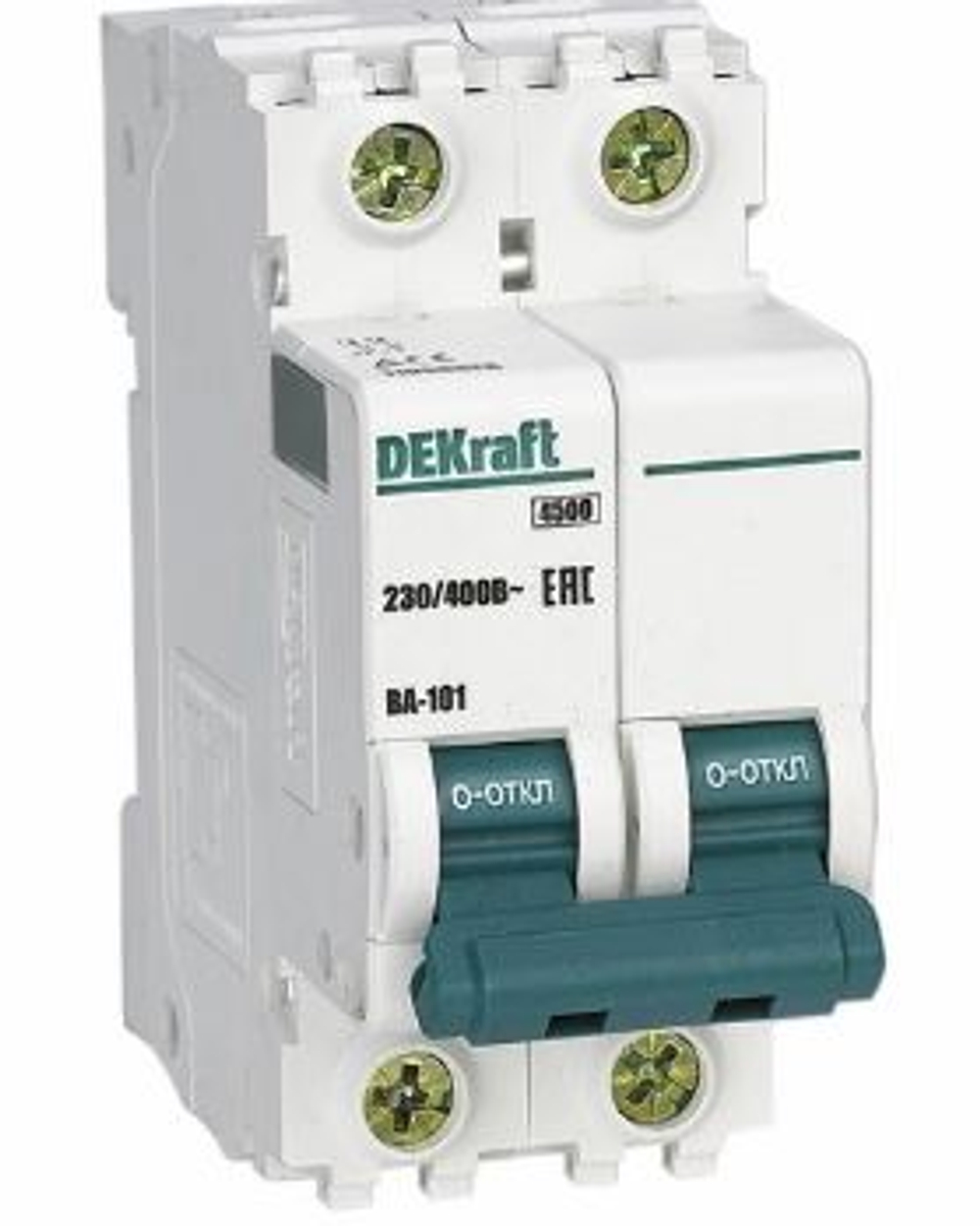 Автоматический выключатель DEKraft ВА101-2Р-020А-C 11067DEK