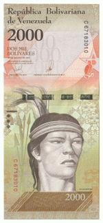 Venezuela, 2 000 Bolívares, 2016, UNC