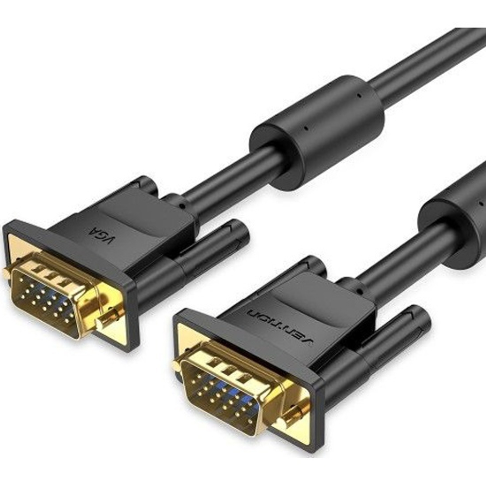 Кабель VGA HD 15M/15M Pro, экран, позолоченные контакты, 10 м