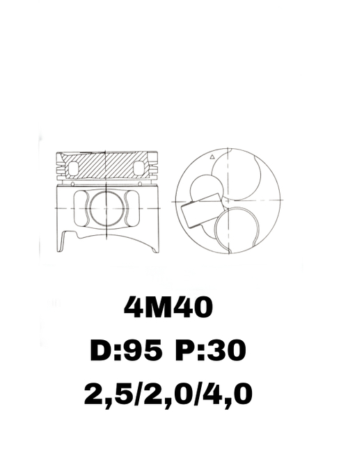 ПОРШНЯ 4M40