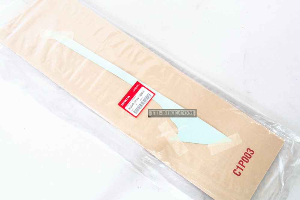 86642-MJW-J20ZA. 	STRIPE A, L. MIDDLE COWL *TYPE4*. (YR249C CANDY ENERGY ORANGE). Honda CBR500R/RA 2016-2018. Plastic CBR500. Orange