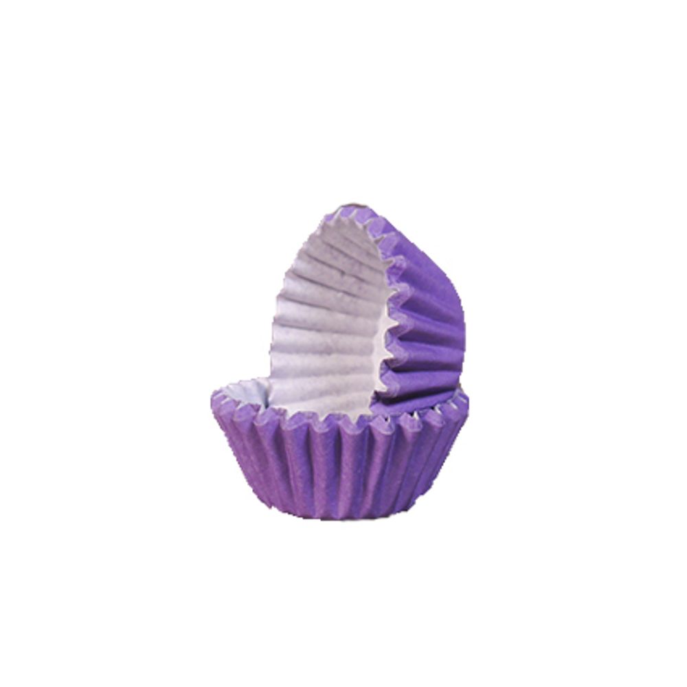 Капсулы бумажные для конфет Фиолетовые 30*23 мм, 100 шт