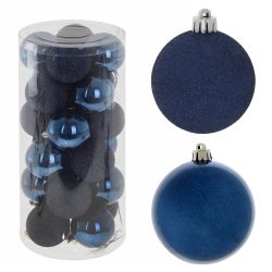 GAEM Набор из 24шт Украшение новогоднее "Шар", D 6 см, L14 W14 H31 см