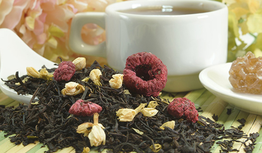 Черный чай Малина со сливками РЧК 500г