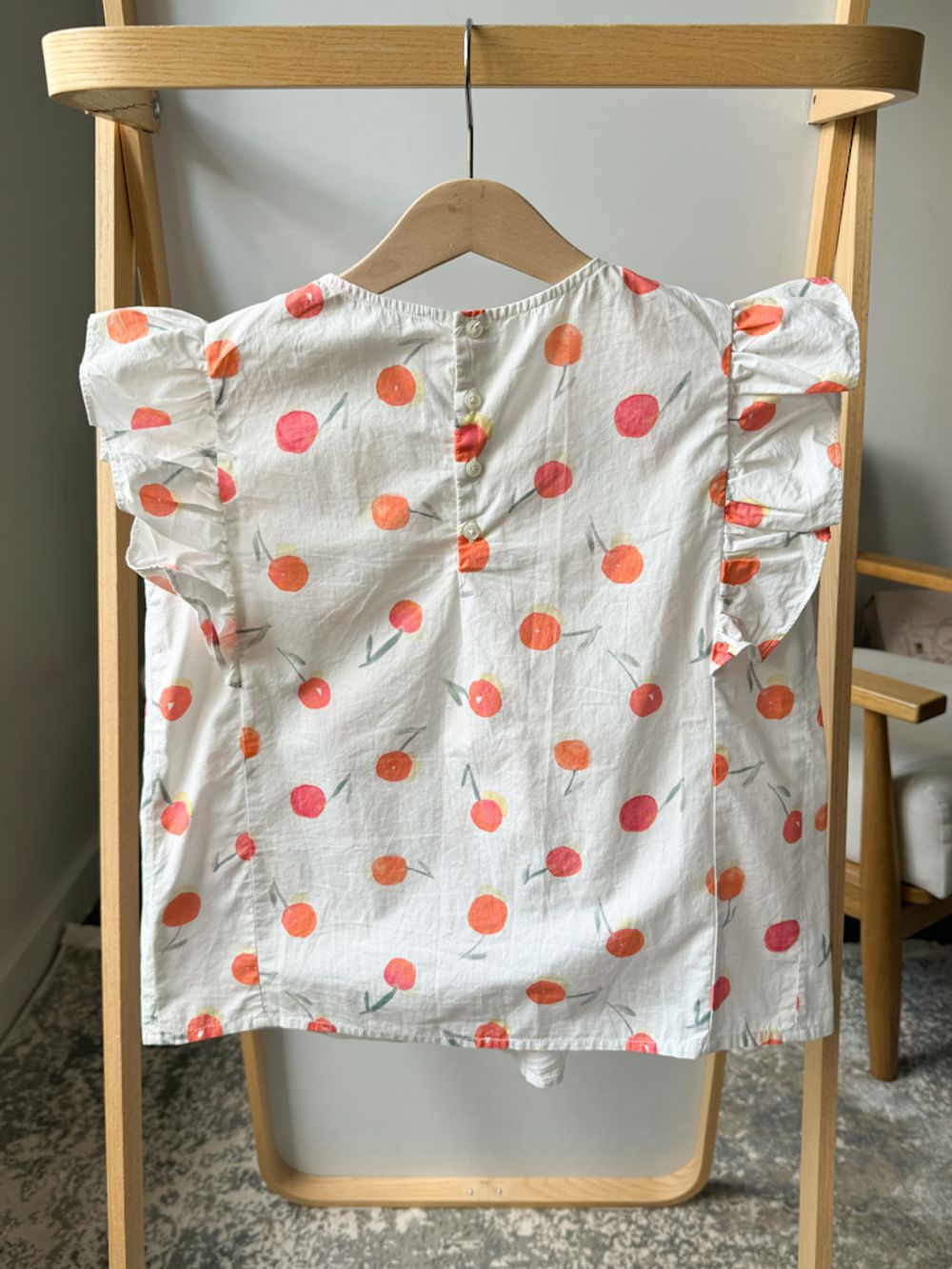 Хлопковая блузка Bonpoint, 152