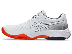 Мужские кроссовки для бадминтона/сквоша Asics Netburner Мячistic FF 3 - white/indigo fog