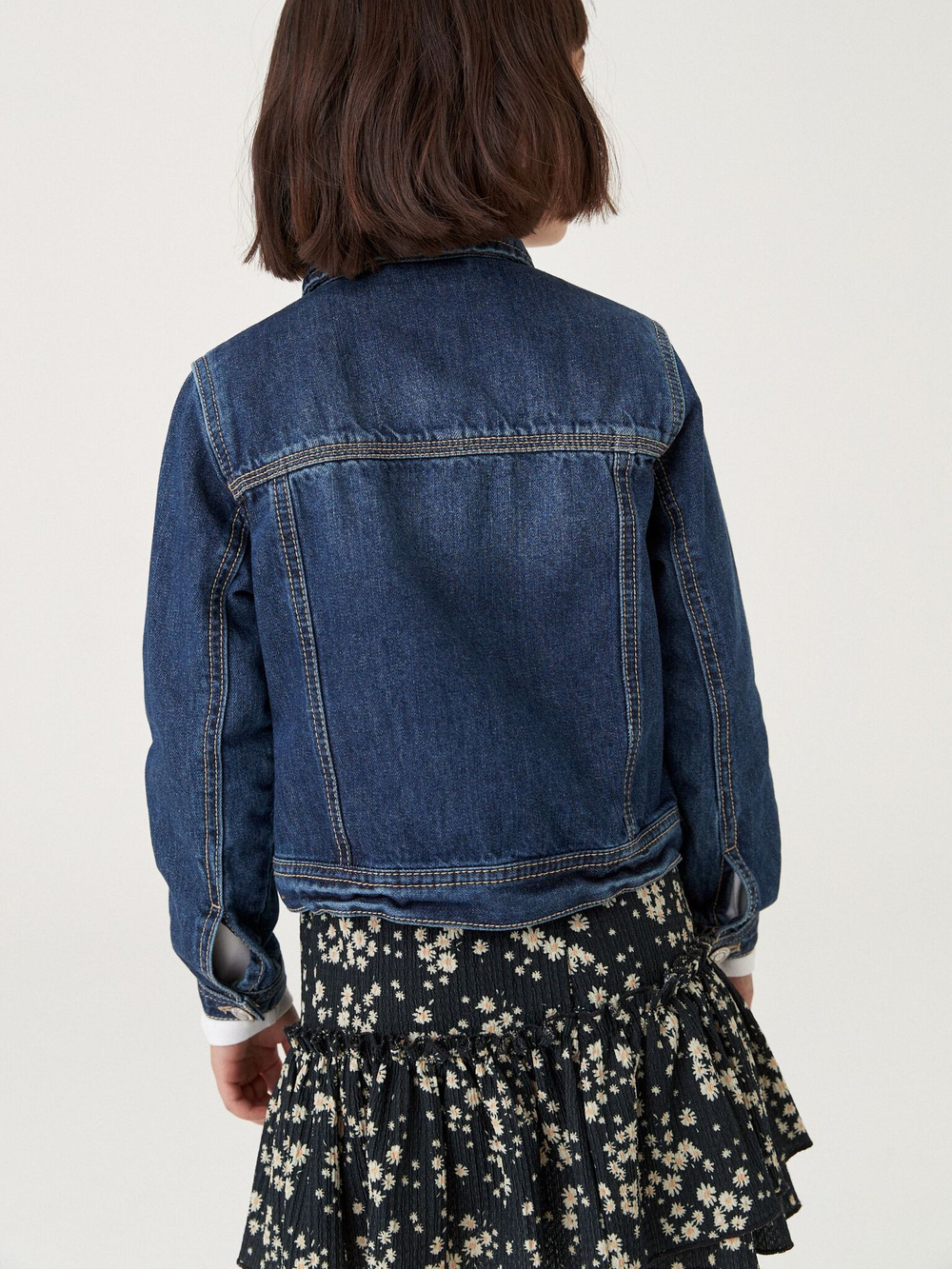 Куртка джинсовая для девочки Next 354-035, Синий