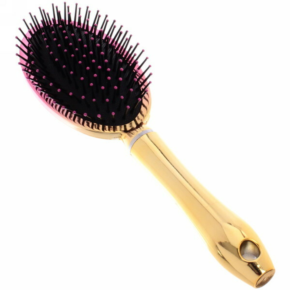 Расческа массажная «Dreams Belle», овал, цвет розовое золото, 25*7см (блистер Ultramarine)
