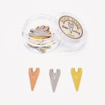 Закладка металлическая 2,5 х 1 см, цвет в ассортименте