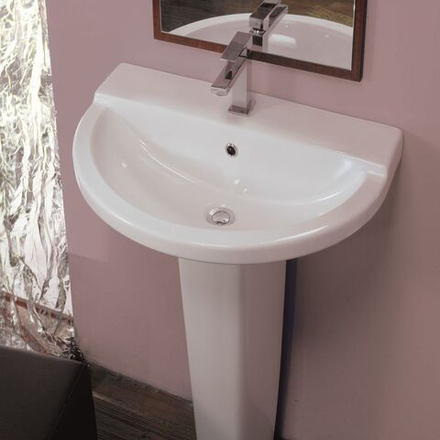 Пьедестал AXA One для раковин 60/70см белый 1304001