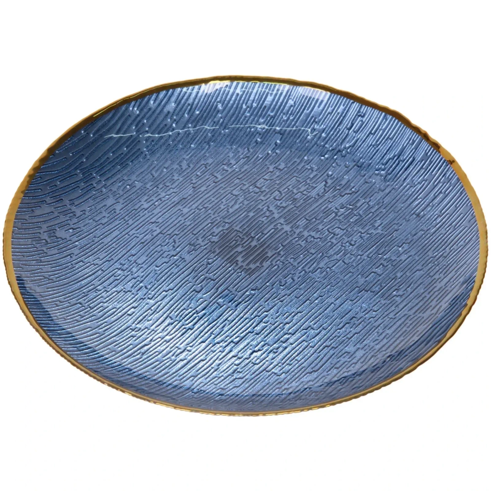 Тарелка 32см «Лагуна» сапфир