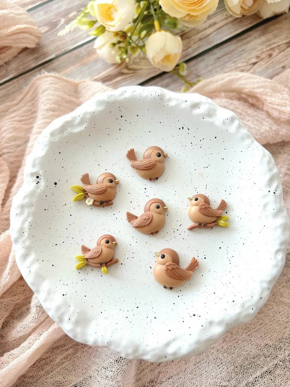 Силиконовый молд "Птички"