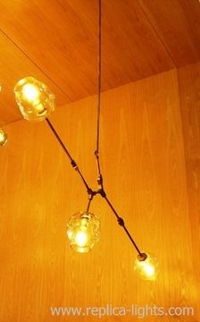 replica Lindsey Adelman 3 Branching Bubble Chandelier horisontal