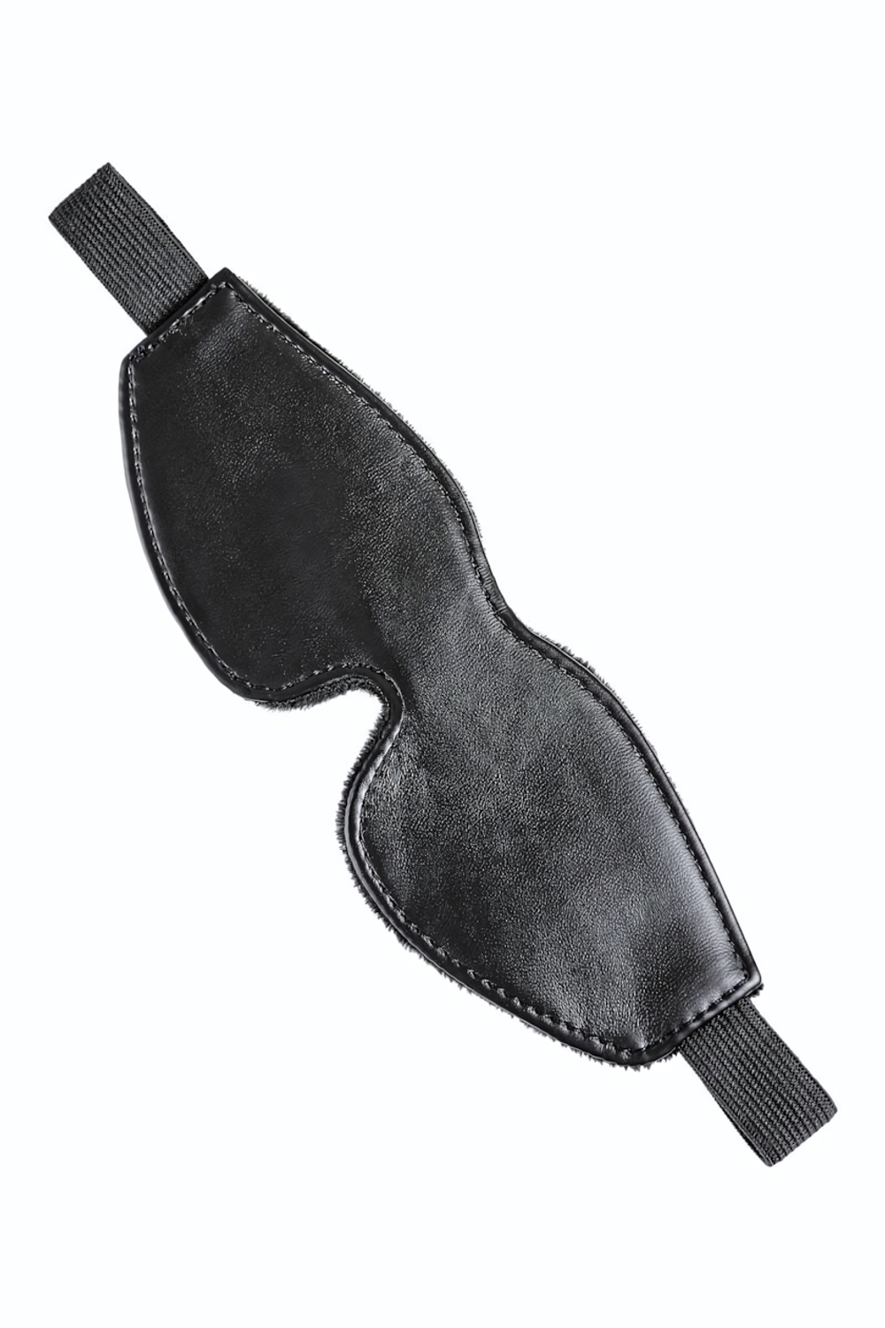 Черная маска Anonymo из искусственной кожи (Цвет: черный)