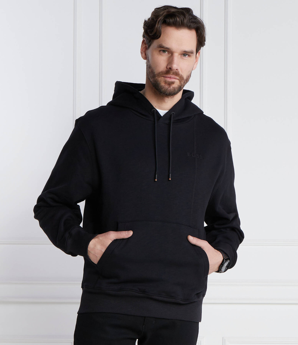 Худи We_Patchwork BOSS ORANGE - черный(50511043)