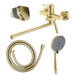 Смеситель для ванны ALANTI золото матовое 56565