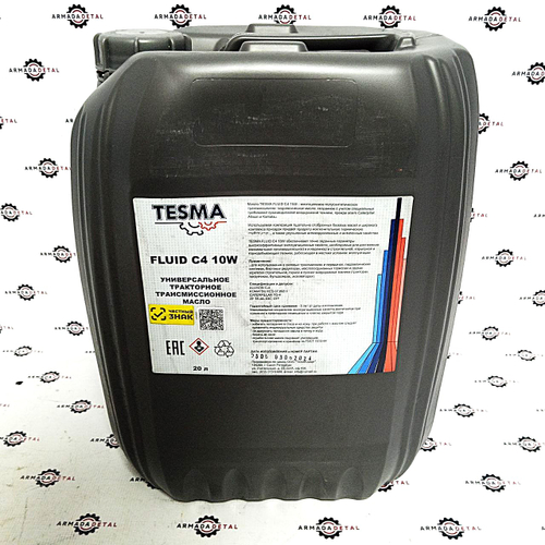Трансмиссионное масло КПП FLUID C4 10W 20л | TSM02182 | TESMA