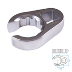 KING TONY (1031-22R) Ключ разрезной (воронья лапка) 1/2", 22 мм