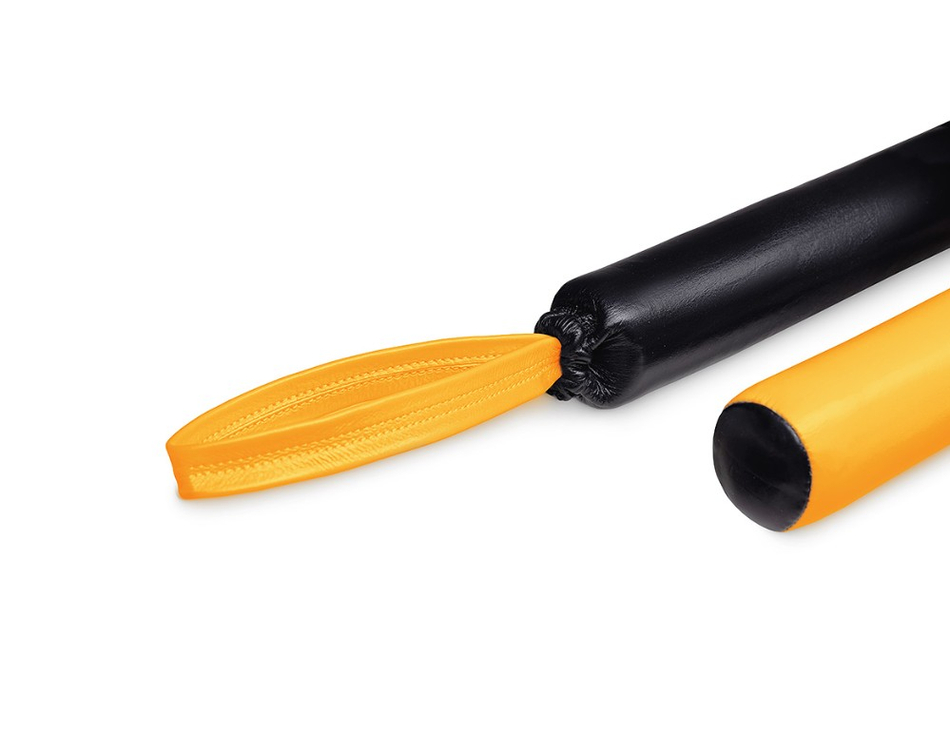 Тренерские палки LEADERS Boxing Punch Sticks YL (ONE, кожа, желтый)