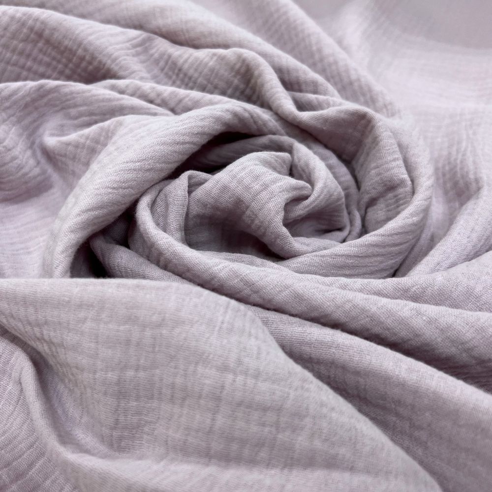 Муслин двухслойный «Пастельно-фиолетовый»