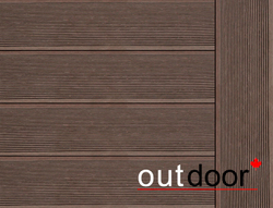 Террасная доска ДПК Outdoor 3D 150*25*4000 мм. STORM/вельвет коричневая микс