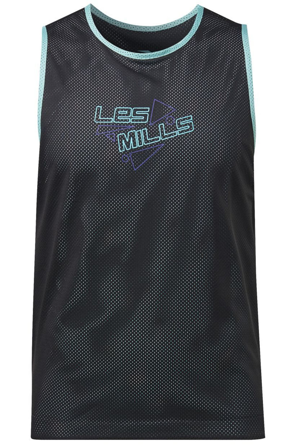 Мужская теннисная футболка Reebok Les Mills Reversible Pinny - черный