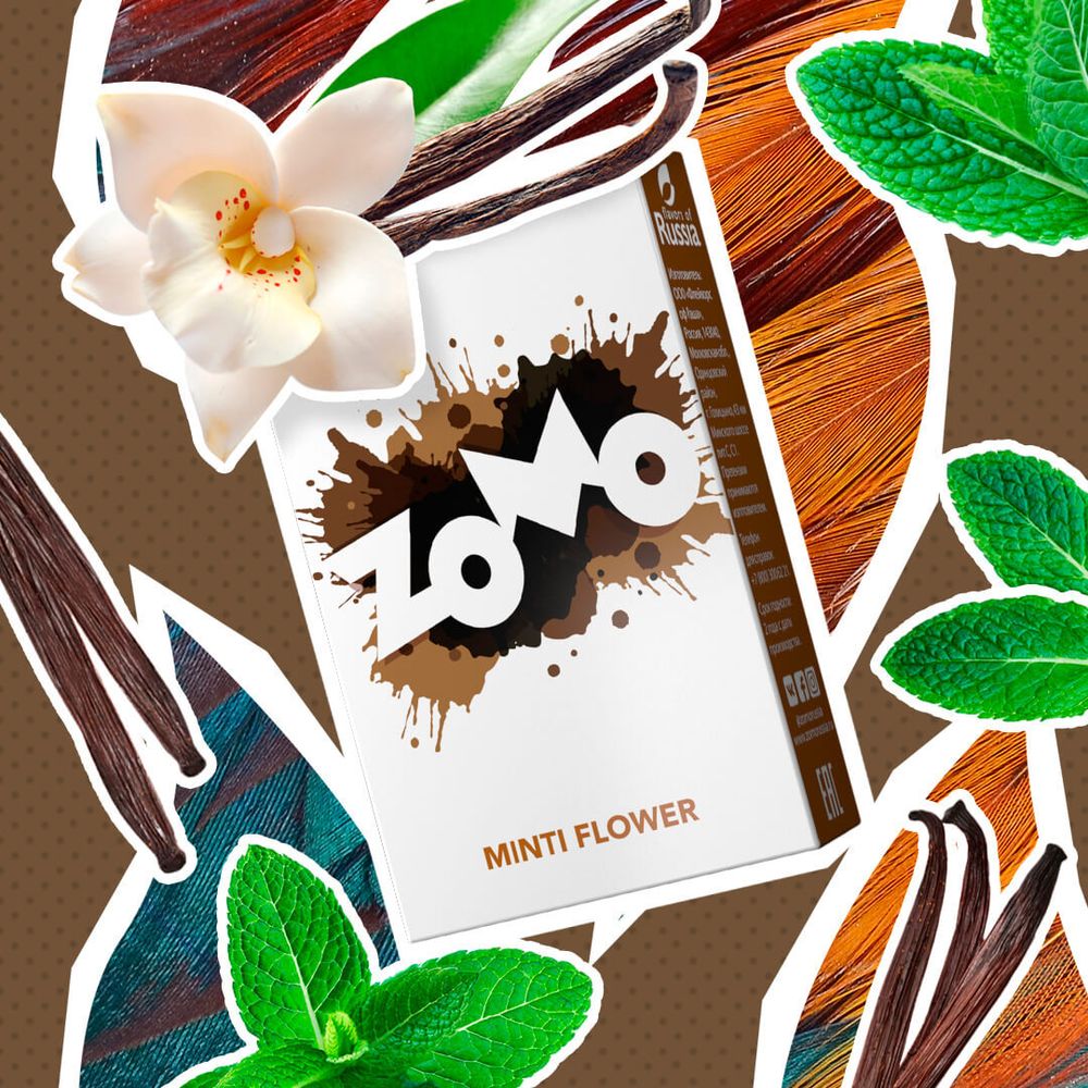 Zomo - Minti Flower (Ваниль с мятой) 50гр.