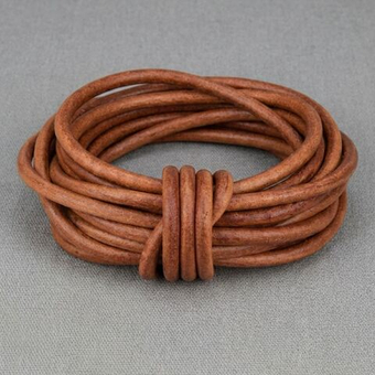 Шнур кожанный круглый